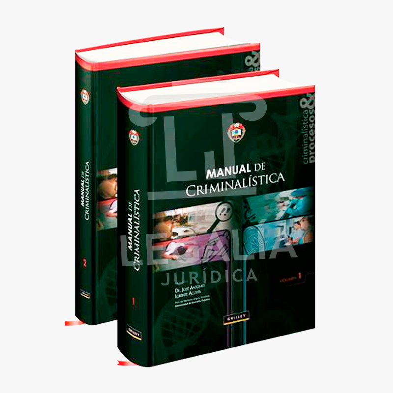 Portada del Manual de Criminalística con técnicas y procedimientos forenses