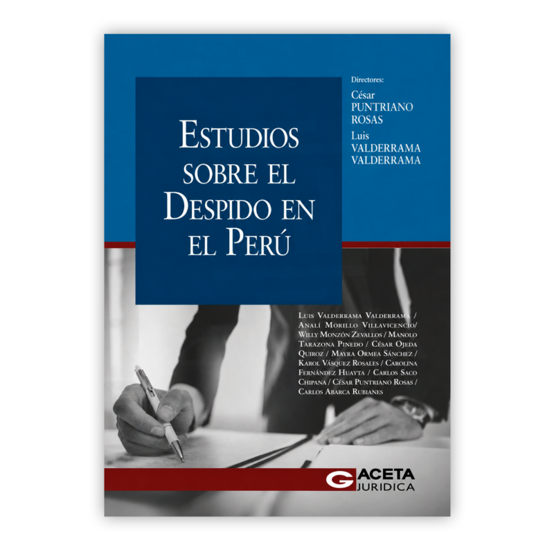 ESTUDIOS SOBRE EL DESPIDO EN EL PERU 32 ESTUDIOS SOBRE EL DESPIDO EN EL PERU