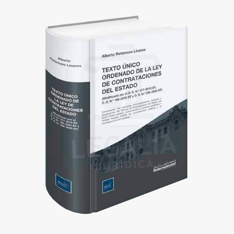 TEXTO UNICO ORDENADO DE LA LEY DE CONTRATACIONES DEL ESTADO