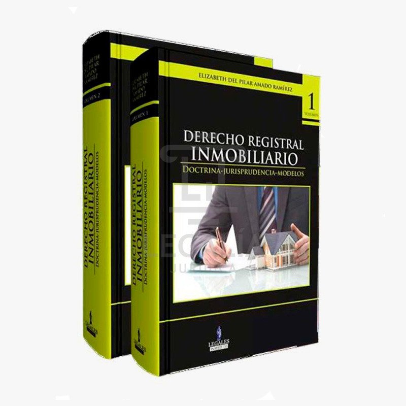 El Derecho Registral Inmobiliario 2 Tomos Librería Legalia Jurídica 4189