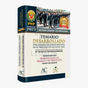 TEMARIO DESARROLLADO PARA EXAMEN DE CONOCIMIENTOS EN EL PROCESO DE ASCENSO 2022 ac