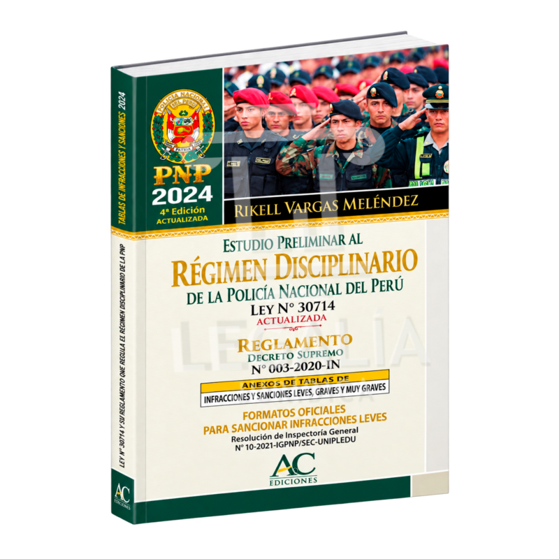 ESTUDIO PRELIMINAR DEL RÉGIMEN DISCIPLINARIO PNP 2024 22 estudios de regimen disciplinario