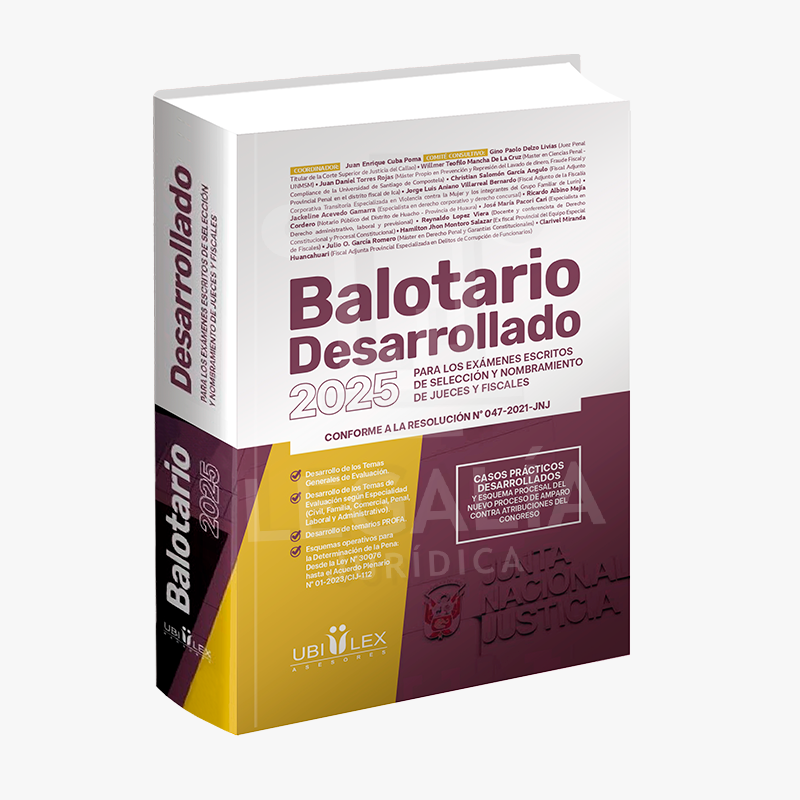 BALOTARIO DESARROLLADO 2025