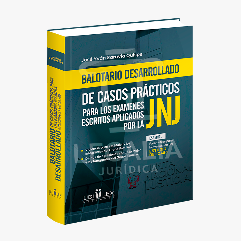 balotario casos prácticos exámenes escritos jnj 2025 portada libro