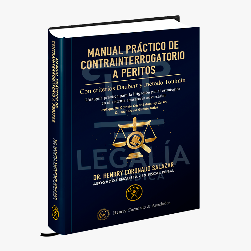 MANUAL PRACTICO DE CONTRAINTERROGATORIO A PERITOS