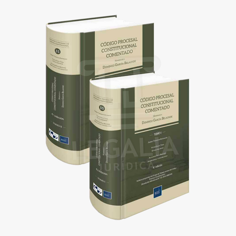 CODIGO PROCESAL CONSTITUCIONAL COMENTADO 2 TOMOS