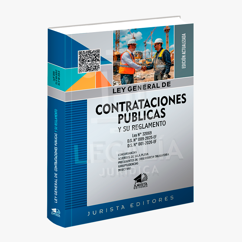 Contrataciones públicas Ley 32069 y su Reglamento libro jurídico