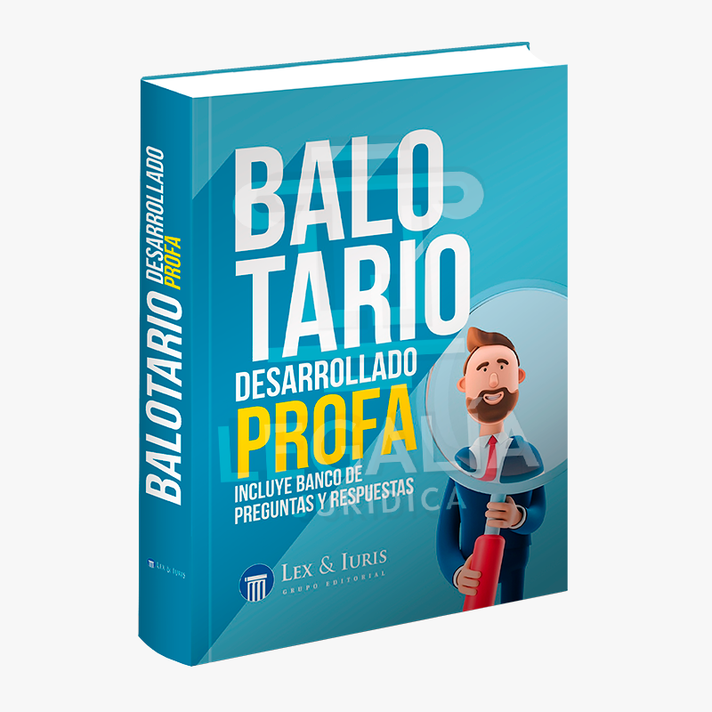 Balotario desarrollado PROFA 2026 para estudiantes de Derecho