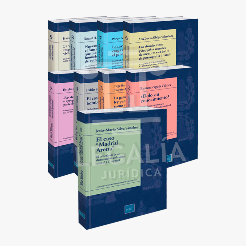 CUADERNOS DE DOCTRINA JURISPRUDENCIAL 9 TOMOS 10 Cuadernos de doctrina jurisprudencial colección completa de 9 tomos