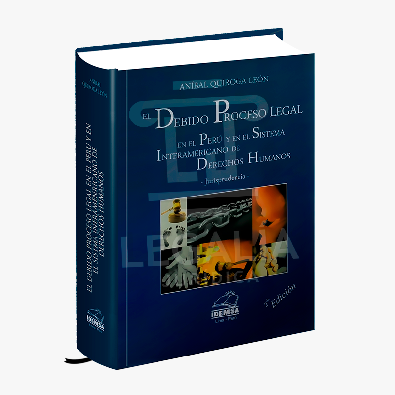 Portada del libro El debido proceso legal en el Perú y en el Sistema Interamericano de Derechos Humanos