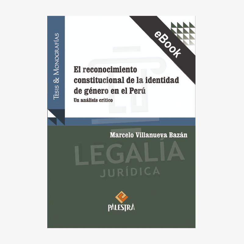 EL RECONOCIMIENTO CONSTITUCIONAL DE LA IDENTIDAD DE GÉNERO EN EL PERÚ 14 EL RECONOCIMIENTO CONSTITUCIONAL DE LA IDENTIDAD DE GENERO EN EL PERU