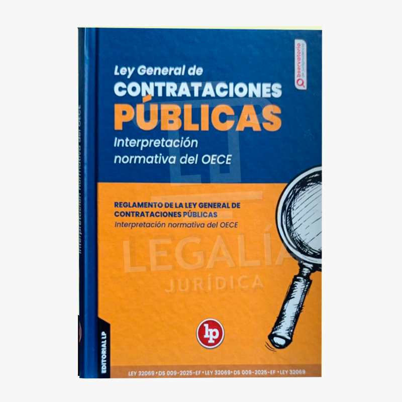 LEY GENERAL DE CONTRATACIONES PÚBLICAS 2026 INTERPRETACIÓN NORMATIVA DEL OECE 6 LEY DE CONTRATACIONES PUBLICAS