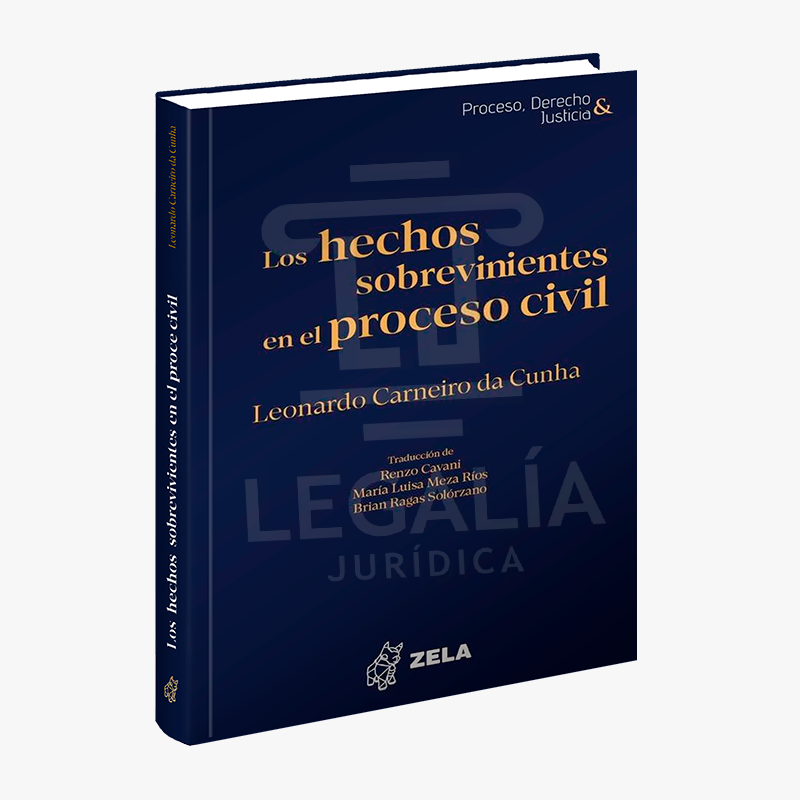 Libro jurídico sobre hechos sobrevinientes en el proceso civil Libro los hechos sobrevinientes en el proceso civil derecho procesal civil