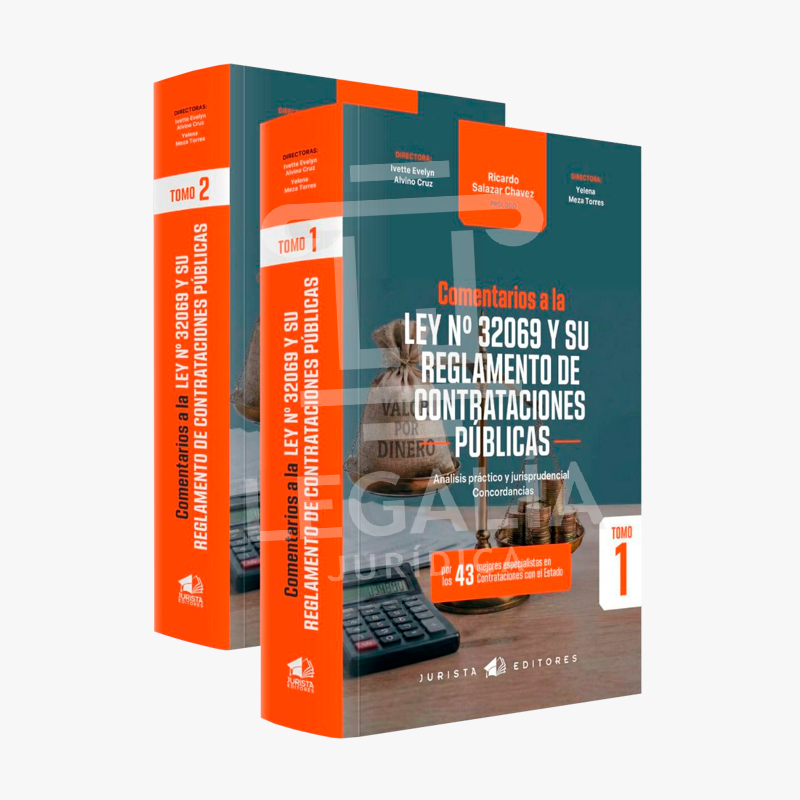COMENTARIOS A LA LEY 32069 Y SU REGLAMENTO DE CONTRATACIONES PUBLICAS. ANALISIS PRACTICO Y JURISPRUDENCIAL 2 tomos