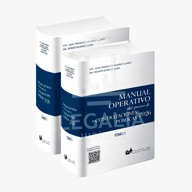 manual operativo contrataciones públicas 2026 dos tomos Perú