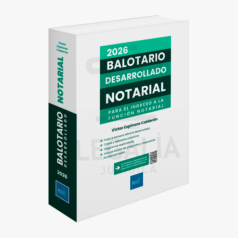 BALOTARIO DESARROLLADO NOTARIAL PARA EL INGRESO A LA FUNCIÓN NOTARIAL 2026 2 BALOTARIO NOTARIAL 2026 1