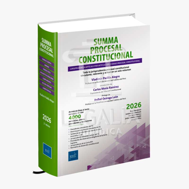 SUMMA PROCESAL CONSTITUCIONAL 2026 LEGALIA JURIDICA