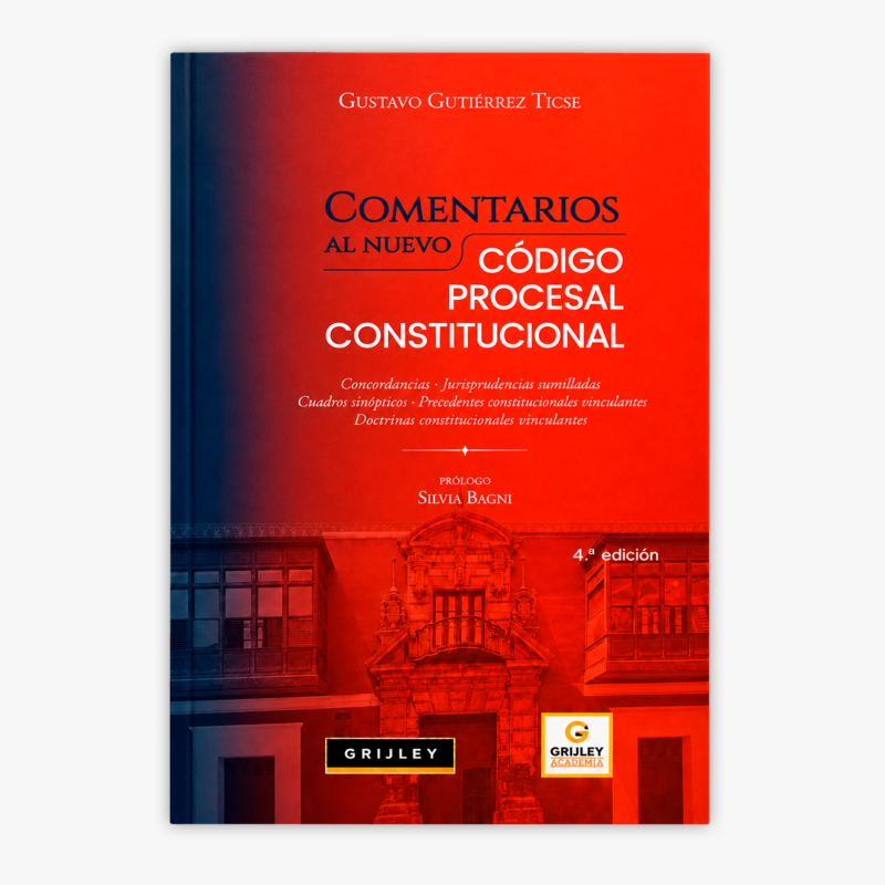 Inicio 62 COMENTARIOS AL NUEVO CODIGO PROCESAL CONSTITUCIONAL rustico portada