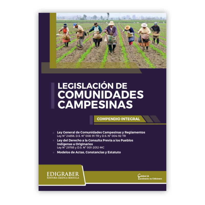 LEGISLACION DE LAS COMUNIDADES CAMPESINAS